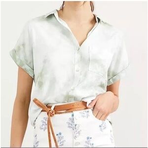Anthropologie Cloth & Stone Breezy Button-down shirt
